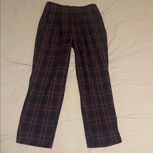 A New Day Red and Black Checkered Pants